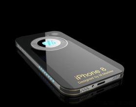 iPhone 8概念图曝光：LOGO可变色 太阳能充电面板
