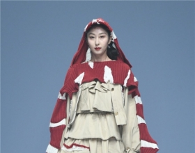 江汉大学毕业生作品“纯·渡”在中国国际大学生时装周发布