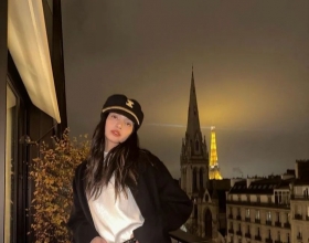 Lisa黑丝造型美出新高度？全黑造型惊艳亮相巴黎！