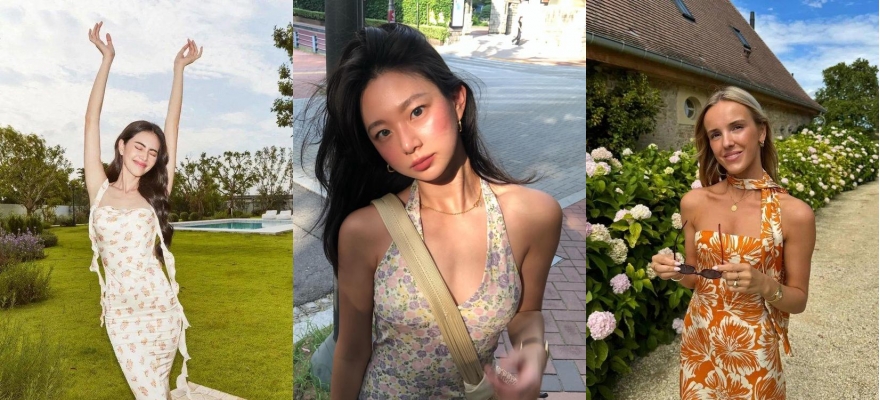 鲜花盛放的春夏交接之际，穿搭也要“花里胡哨”